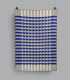 Plaid Pure Laine Design Kvam Bleu 135 X 200 cm