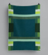 Plaid Pure Laine Mikkel Vert 135 X 200 cm