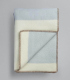Plaid Pure Laine Bergstaden Beige et Bleu 135 X 200 cm