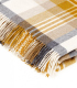 Plaid Laine Mérinos Melbourne Jaune - 140 X185 cm