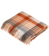 Plaid Laine Mérinos Melbourne Orange - 140 X185 cm