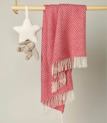 Plaid bébé Diamond Baby Pink