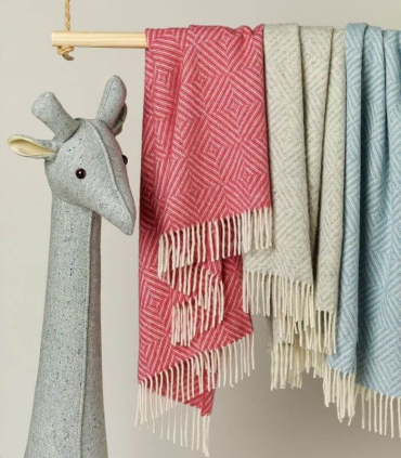 Plaid bébé Diamond Baby Pink