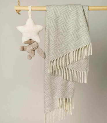Plaid bébé Diamond Baby Grey