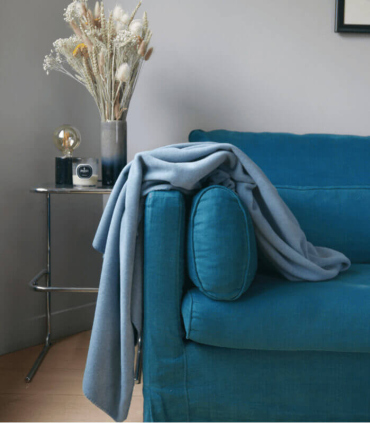 Plaid Polaire Luxe Denim 110 X 150 cm