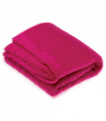 Plaid Mohair Rose Luxe 140 X 180 cm