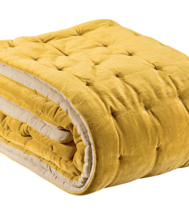 Edredon Velour Elise Ficelle