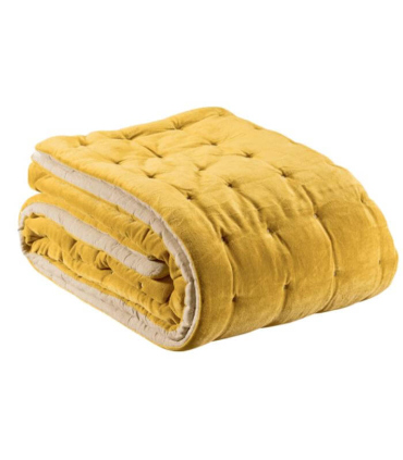 Edredon Velour Elise Ficelle