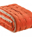 Chemin de lit Velours ELISE Orange 90 X 240 cm