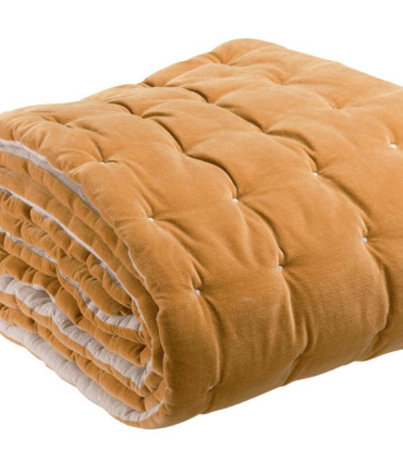 Chemin de lit Velours Elise Cacao 90 X 240 cm