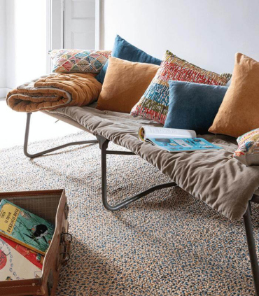 Chemin de lit Velours Elise Cacao 90 X 240 cm