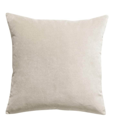 Coussin Velours Elise  Blanc Cassé 45 X 45 cm