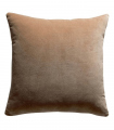 Coussin en Velours ELISE Camel - Choix de Tailles