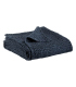 Jeté de canapé/ Couvre-lit 100% coton TANA Bleu Marine