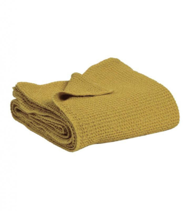 Jeté de canapé/ Couvre-lit 100% coton lavé Badiane 240 X 260 cm