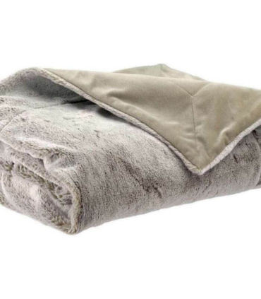 Plaid Fausse Fourrure Beige Naturel 130X160 cm
