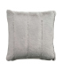 Coussin Fausse Fourrure Uni Gris 45 X 45 cm