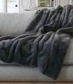 Plaid Fausse Fourrure Ours Brun 140 X 180cm