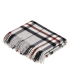 Plaid Laine Ecossais Thompson Gris 140X185 cm