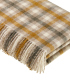 Plaid Ecossais Jaune et Gris - Collection Country 140 X 185 cm