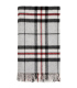 Plaid Laine Ecossais Thompson Gris - 140 X 185 cm