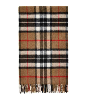 Plaid Mérinos Écossais Camel Thomson