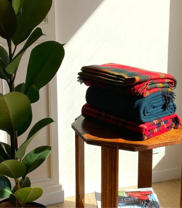 Plaid Écossais Rouge Royal Stewart 140 X 185cm