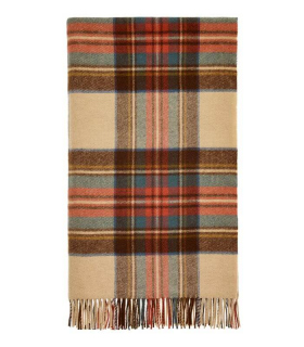 Scottish Tradition Scotland laine et angora mélangé carreaux écharpe Porté une fois 