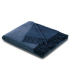 Plaid Cachemire et Laine Bleu Indigo 150 X 200 cm -  Collection VENICE