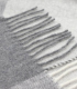 Plaid Cachemire à Carreaux Gris 130 X 170 cm - Collection VENICE