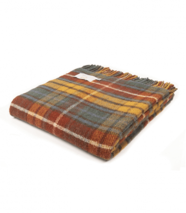 Plaid Pure Laine Écossais Antique Buchanan 150 X 183 cm