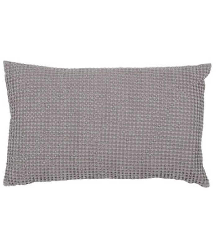 Coussin Coton MAIA Gris Clair - Choix de Tailles 30 X 50 cm
