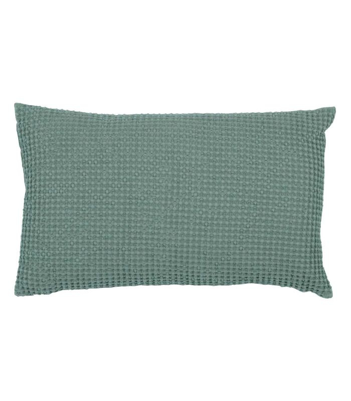 Coussin Coton MAIA Vert de Gris - Choix de Tailles 30 X 50 cm