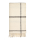 Plaid Naturel Pure Laine Ecru 135 X 195 cm