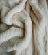 Plaid Fausse Fourrure Blanc Ivoire 140 X 180cm