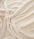 Plaid / Couvre-Lit Fausse Fourrure Blanc Ivoire 170 X 220cm