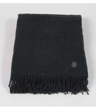 Plaid Gris Anthracite Laine Must