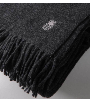 Plaid Gris Anthracite Laine Must