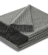 Plaid Cachemire Gris Anthracite 130 X 170 cm - Collection CORTINA