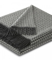 Plaid Cachemire Gris Anthracite 130 X 170 cm - Collection CORTINA