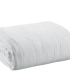 Jeté de canapé/ Couvre-lit 100% coton TITOU Blanc - Choix de tailles
