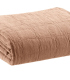 Jeté de canapé/ Couvre-lit 100% coton TITOU Rose Dragée - Choix de tailles