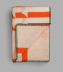 Plaid Pure Laine Design Kvam Orange 135 X 200 cm