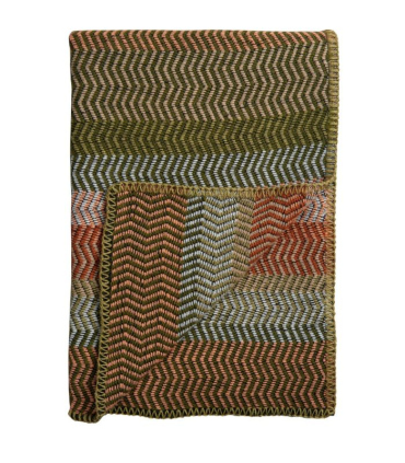 Plaid Pure Laine FRI Vert 150 X 200 cm