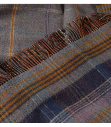 Plaid Scottish Heritage Bleu