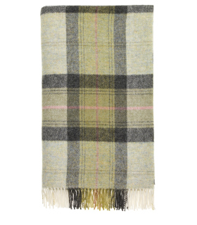 Plaid Laine Ecossais Skye Vert 140 X 185 cm