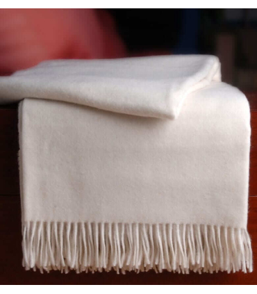 Plaid Cachemire Blanc