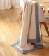Plaid 100% Laine Beige Bordé Gris 150 X 210 cm - Collection Prado