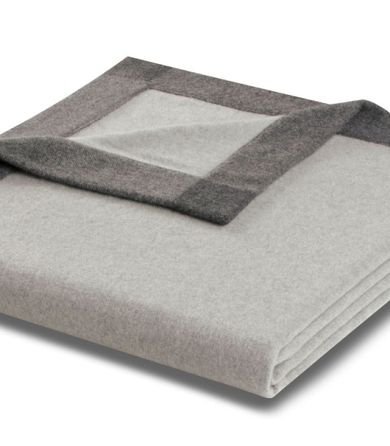 Plaid En Laine 100% Naturelle – Jeté De Lit Douillet – Coloris Bleu
