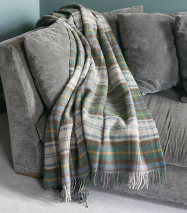 Plaid Pure Laine Écossais Antique Dress Gordon Tweedmill